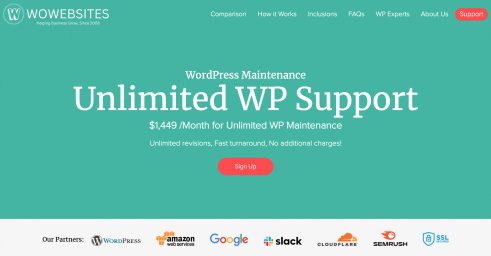 WOWebsites.com Launches Unlimited WP Support: Your Solution for Effortless Website Management